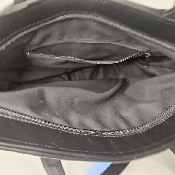 Vtg Genuine Leather Cowhide Animal Print Hair-on Tote Handbag Purse - Picture 7 of 10